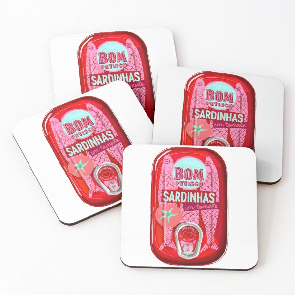 Item preview, Red Sardine Tin Hand Drawn  designed and sold by KateIvesArt.