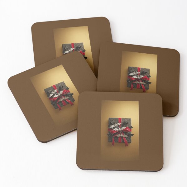 Item preview, Gothic Gift Box Bats | Dark Xmas Present Sticker designed and sold by Gothic Han.