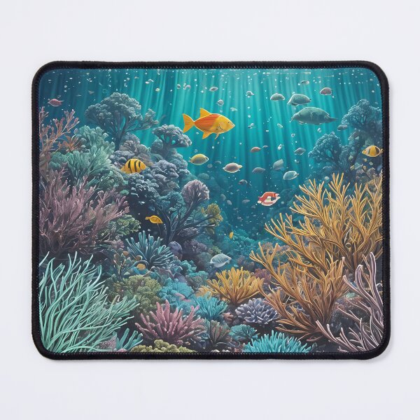 Item preview, Colorful reef life with shimmering sunlight designed and sold by Mianku | Für das Leben.