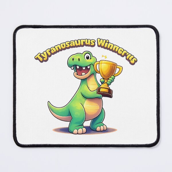 Item preview, Tyranosaurus Winnerus – Cute T-Rex with Trophy, Motivational Dinosaur Art for Kids, Classroom Reward and Achievement Wall Decor designed and sold by digitalbitcraft.
