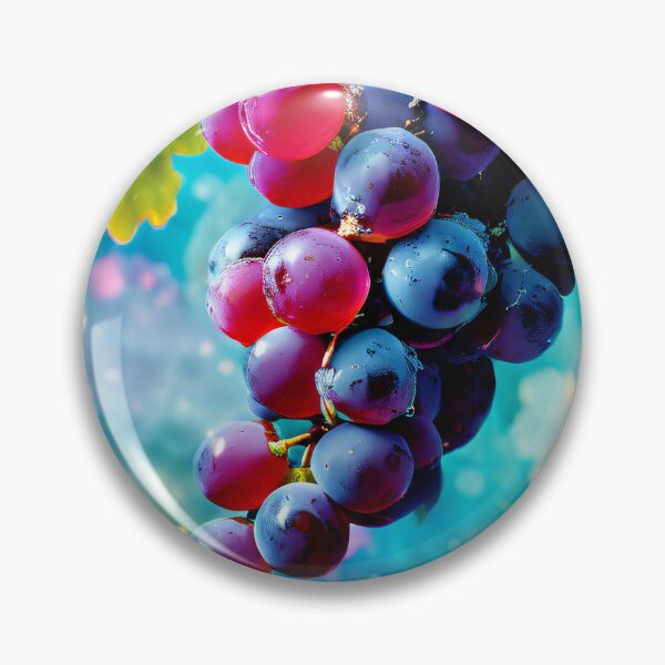 Item preview, Juicy grapes in vibrant colors designed and sold by Mianku | Für das Leben.
