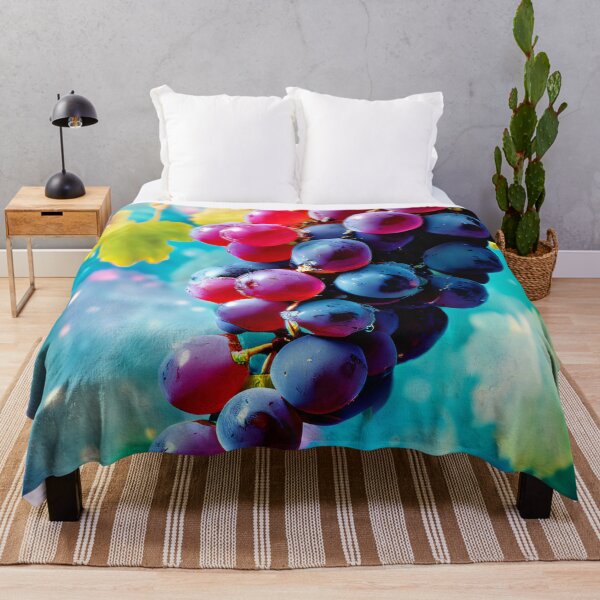 Item preview, Juicy grapes in vibrant colors designed and sold by Mianku | Für das Leben.