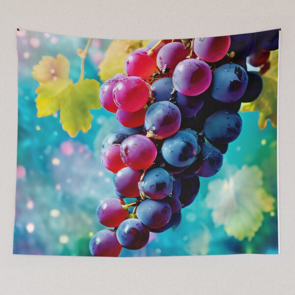 Item preview, Juicy grapes in vibrant colors designed and sold by Mianku | Für das Leben.
