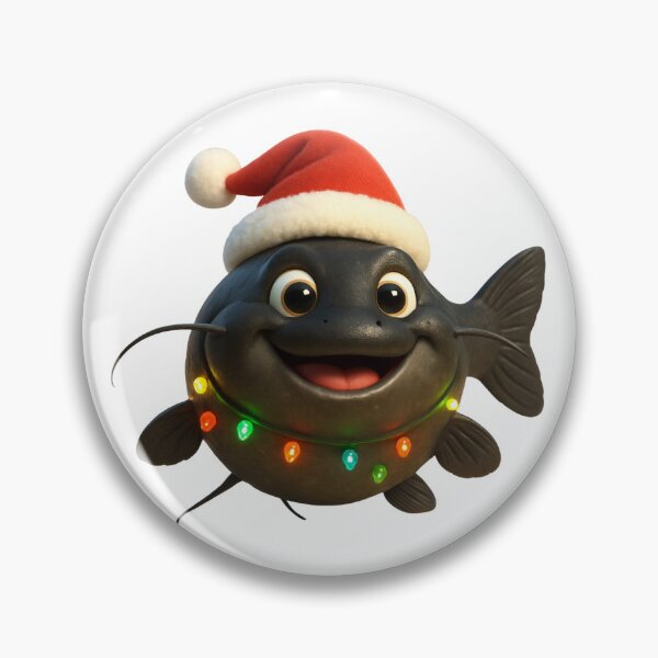 Item preview, Christmas Wels Catfish designed and sold by Sillytoe.