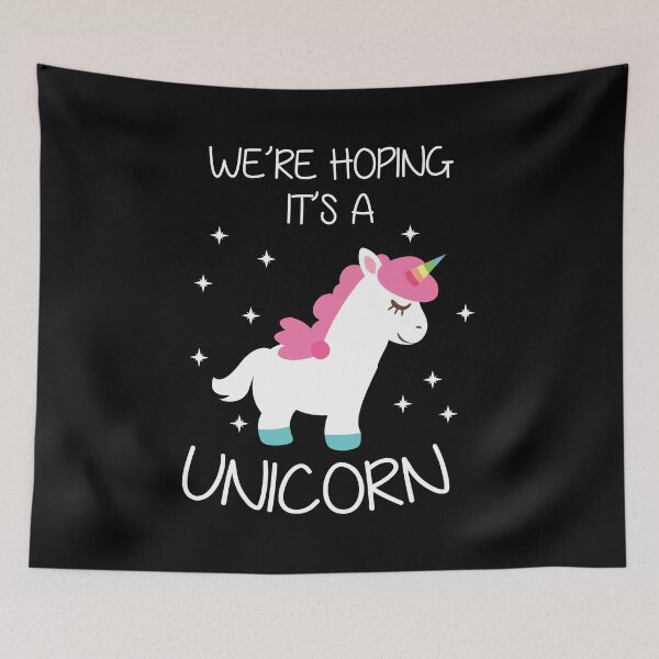 Item preview, Were Hoping It's A Unicorn  Funny Pregnancy Announcement  designed and sold by CreativeStrike.