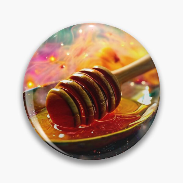 Item preview, Honey on a spoon in a fantastic setting designed and sold by Mianku | Für das Leben.