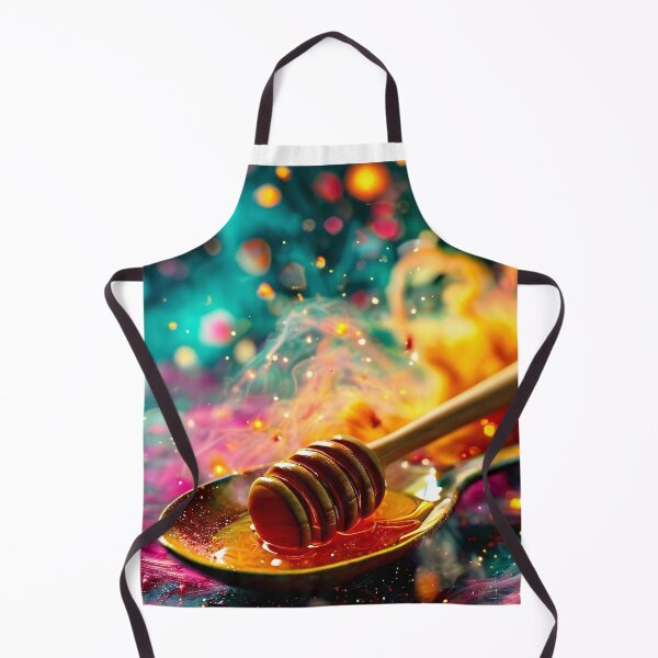 Item preview, Honey on a spoon in a fantastic setting designed and sold by Mianku | Für das Leben.