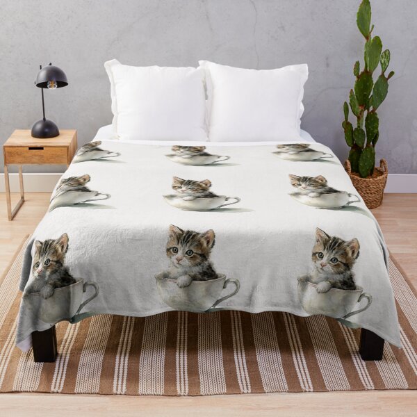 Item preview, Copy of Kitten in a tea cup designed and sold by MendaciousMina.