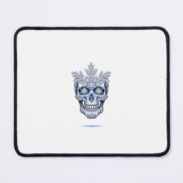 Item preview, Gothic Snowflake Skull | Dark Winter Holiday Sticker designed and sold by Gothic Han.