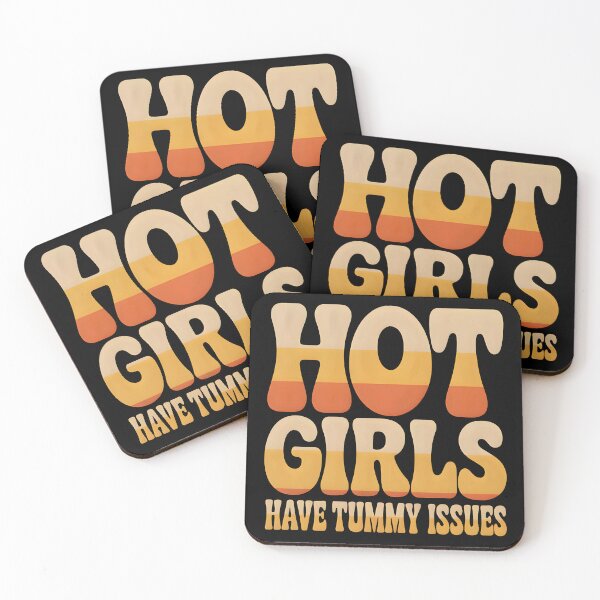 Item preview, Hot Girls Have Tummy Issues – Funny IBS & Digestive Humor Design designed and sold by Millsoft.