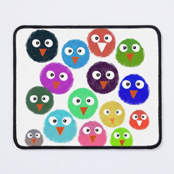 Item preview, The Rainbow Fluff Flock: A Gathering of Whimsical Friends designed and sold by Thidagrafictic.