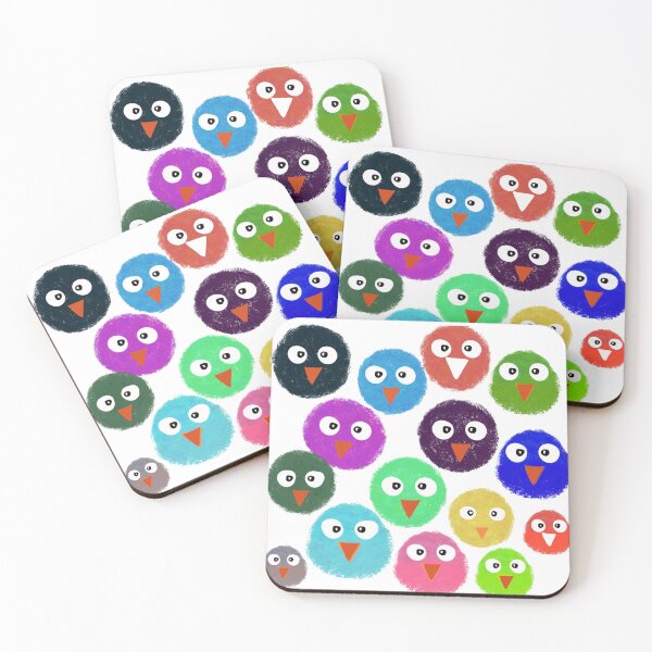 Item preview, The Rainbow Fluff Flock: A Gathering of Whimsical Friends designed and sold by Thidagrafictic.