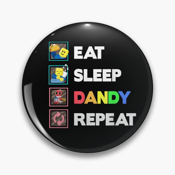 Item preview, Dandy Bobette Game Eat Sleep Dandy Repeat designed and sold by Dandy Pixel.