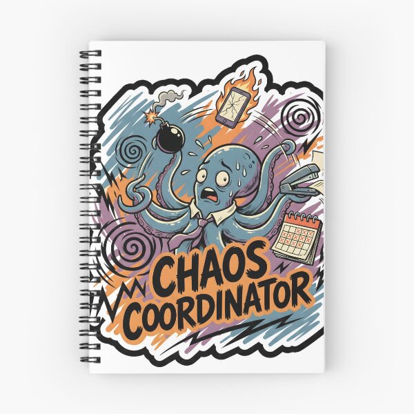 Item preview, Chaos Coordinator | Multitasking Octopus & Office Humor Art designed and sold by GhostMode404.