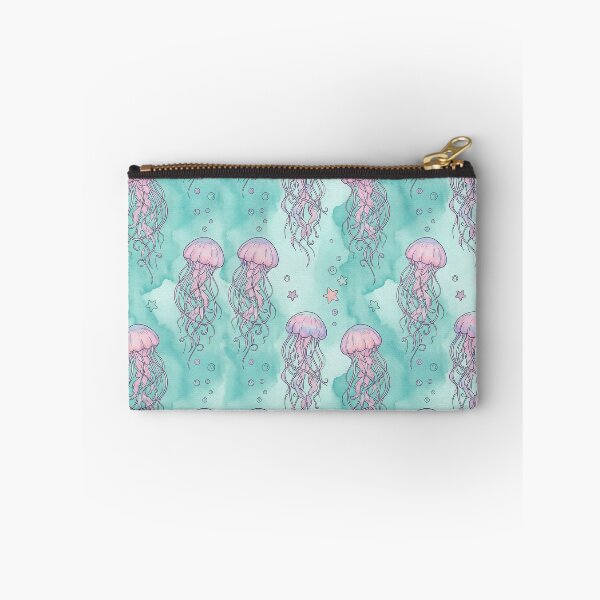 Item preview, Pastel Watercolor Jellyfish Pattern - Oceancore Aesthetic designed and sold by SavinMercantile.