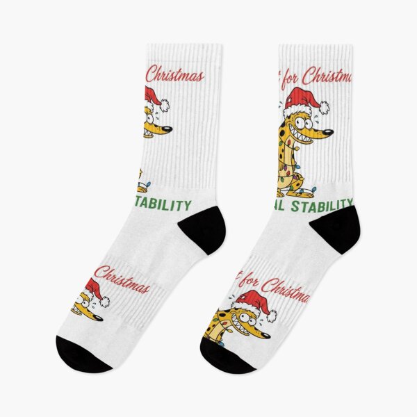 Item preview, All I Want For Christmas Is Emotional Stability – Funny Mental Health Holiday Gift designed and sold by MarsupilamiFans.