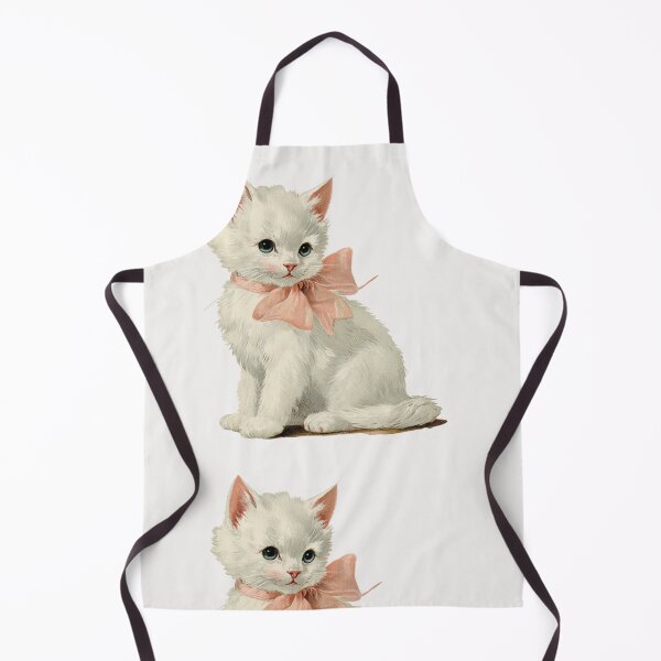 Item preview, Vintage Kitten with a pink bow designed and sold by MendaciousMina.