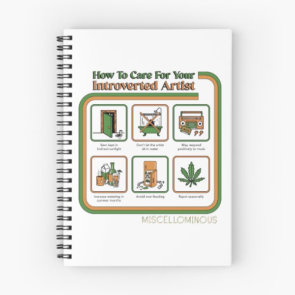 Item preview, How To Care For Your Introverted Artist designed and sold by miscellominous.