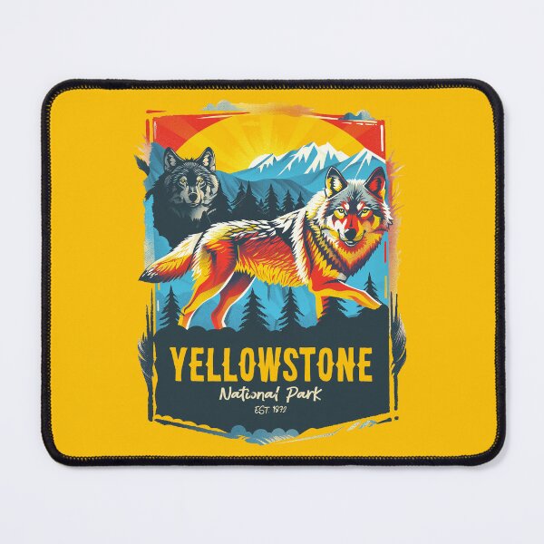 Item preview, Wolf Of Yellowstone National Park designed and sold by Wild-Co.