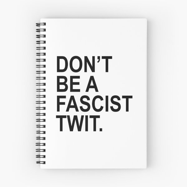 Item preview, Don't be a fascist TWIT (black) designed and sold by Thelittlelord.