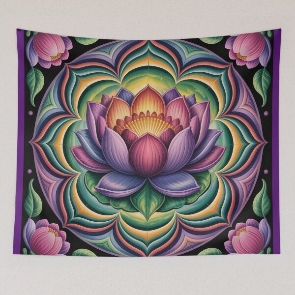 Item preview, A vibrant spiritual mandala. designed and sold by Lilashakti ⭐️ ⭐️ ⭐️ ⭐️ ⭐️.