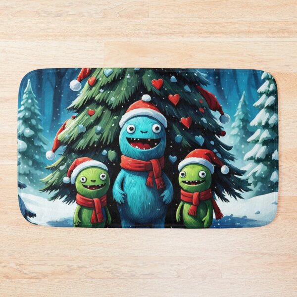 Item preview, Cute Monster Xmas w BG designed and sold by Hunana 5o6.