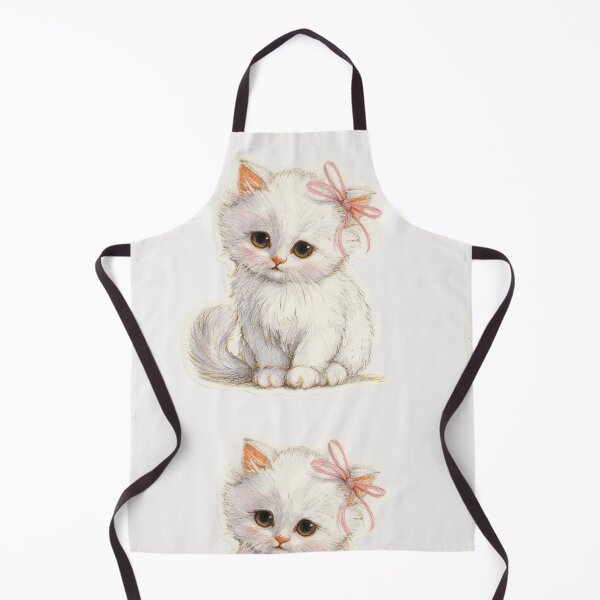 Item preview, Vintage Kitten with a pink bow designed and sold by MendaciousMina.