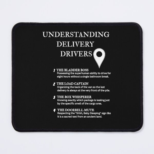 Item preview, Delivery Driver Appreciation Gift For Men Women – Black designed and sold by PsyFlow35.