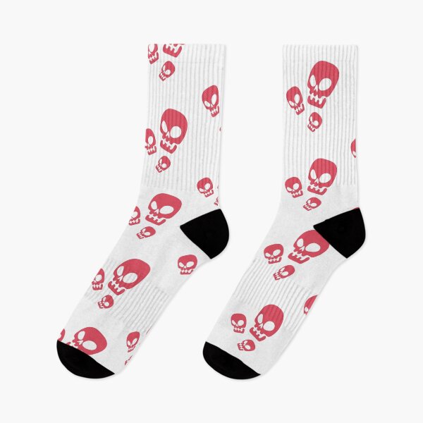 Item preview, Minimal Red Skulls – Modern Gothic Skull Illustration designed and sold by Horrify.