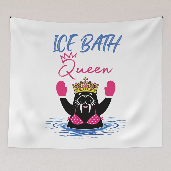 Item preview, Ice Bath Queen | Ice bath | Funny Walrus in Bikini | Ice Bath For Women designed and sold by Anniko Art Studio.