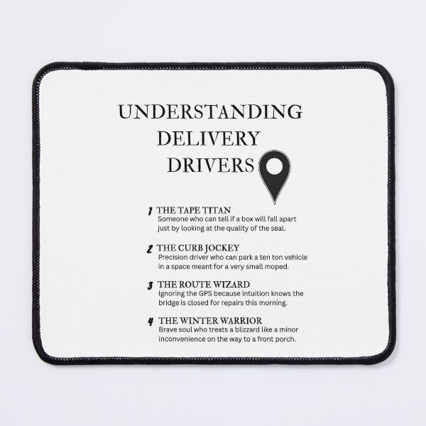Item preview, The GPS Whisperer Delivery Driver Quote Design designed and sold by PsyFlow35.