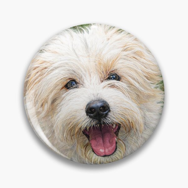 Item preview, Happy Coton de Tulear Dog Illustration – Cute Fluffy White Puppy Art designed and sold by Bure-NS.