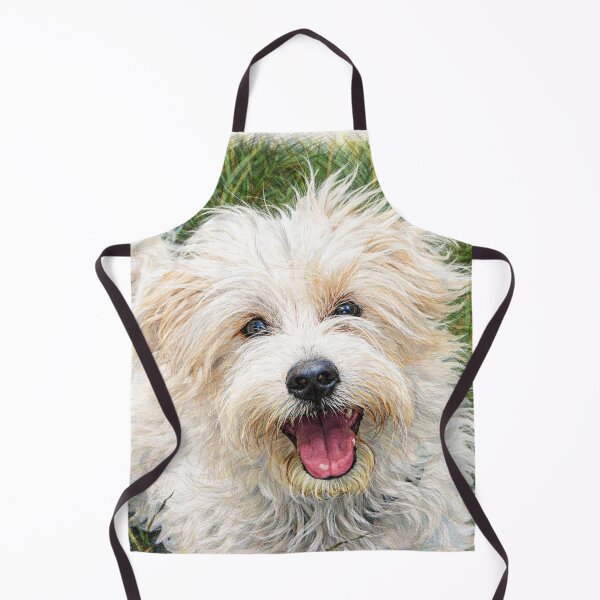 Item preview, Happy Coton de Tulear Dog Illustration – Cute Fluffy White Puppy Art designed and sold by Bure-NS.