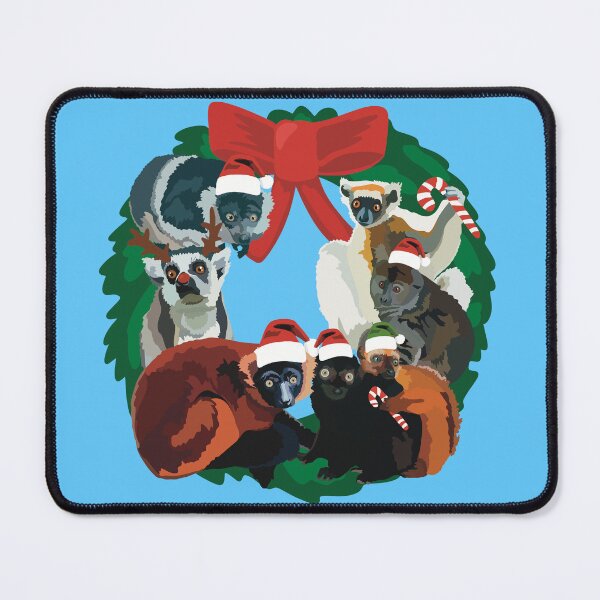 Item preview, Lemur Christmas designed and sold by PrettylittlepastelUk.