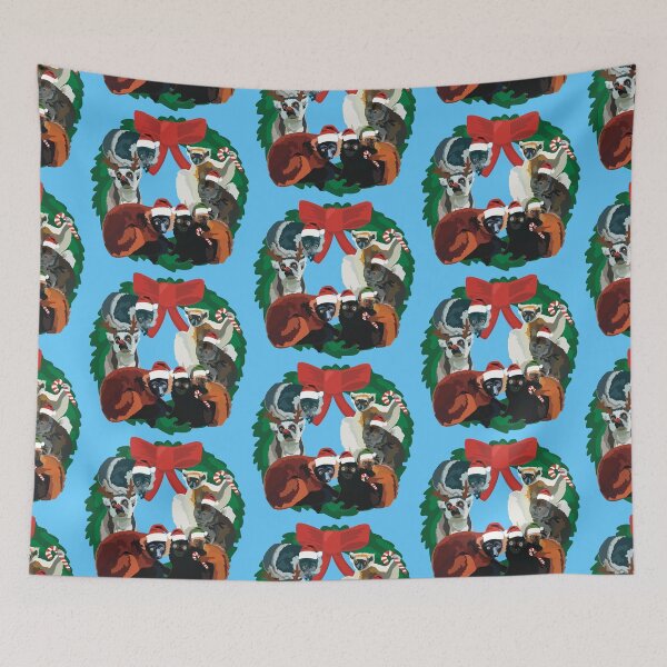 Item preview, Lemur Christmas  designed and sold by PrettylittlepastelUk.