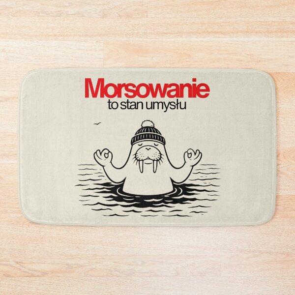 Item preview, Morsowanie To Stan Umysłu | Funny Polish Walrus | Zabawny Mors designed and sold by Anniko Art Studio.