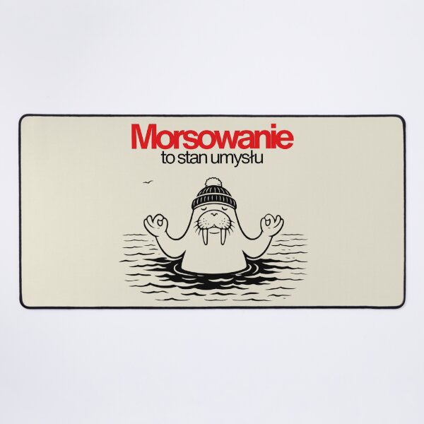 Item preview, Morsowanie To Stan Umysłu | Funny Polish Walrus | Zabawny Mors designed and sold by Anniko Art Studio.