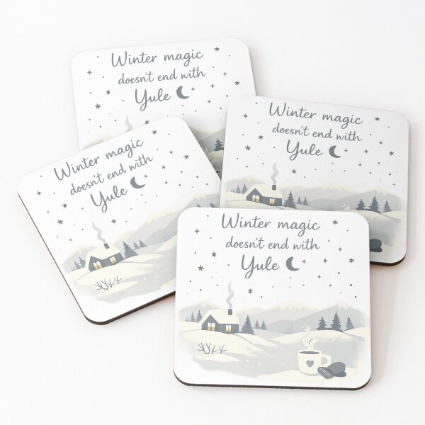 Item preview, Winter Magic Doesn’t End with Yule — Cozy Pagan Winter Art designed and sold by Miagolio.