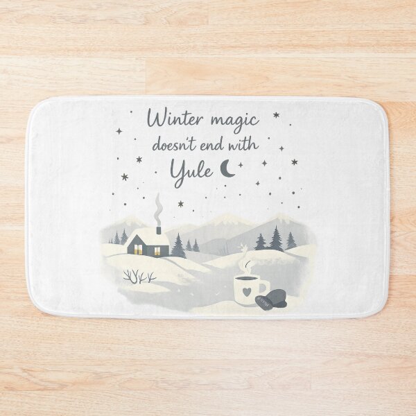 Item preview, Winter Magic Doesn’t End with Yule — Cozy Pagan Winter Art designed and sold by Miagolio.
