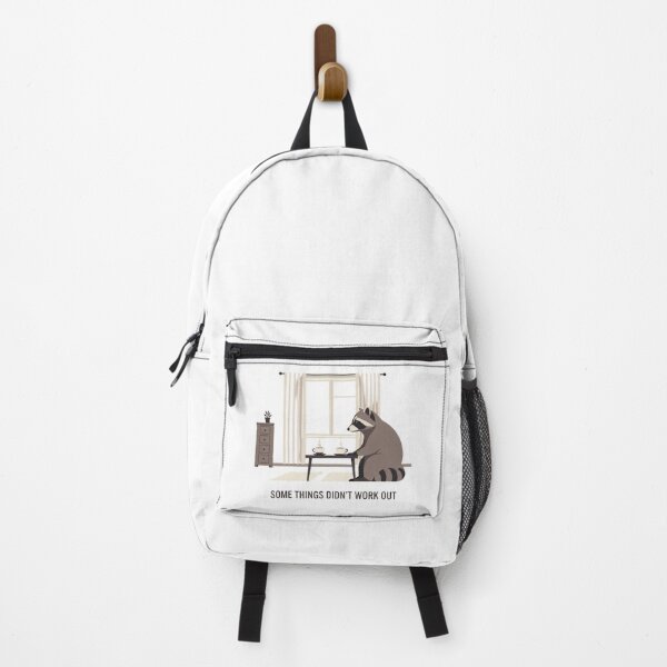 Item preview, Some Things Didn’t Work Out – Minimal Raccoon Coffee Illustration designed and sold by FluffinCool.