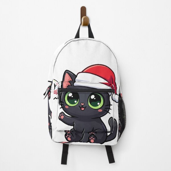 Item preview, Meowy Christmas Kawaii Black Cat designed and sold by Moanx Store.