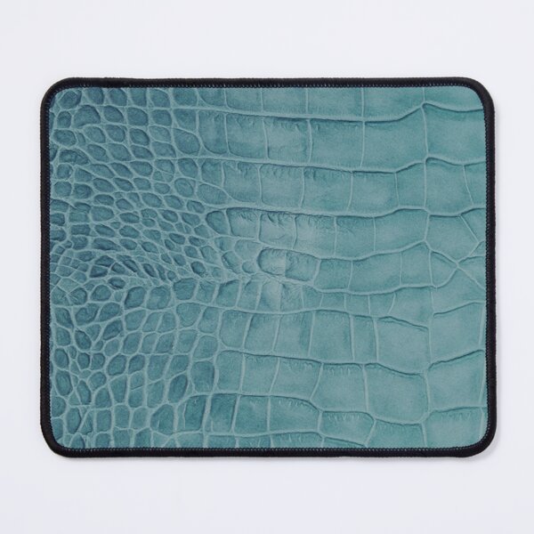 Item preview, Teal Blue Crocodile Leather Pattern designed and sold by capricedefille.