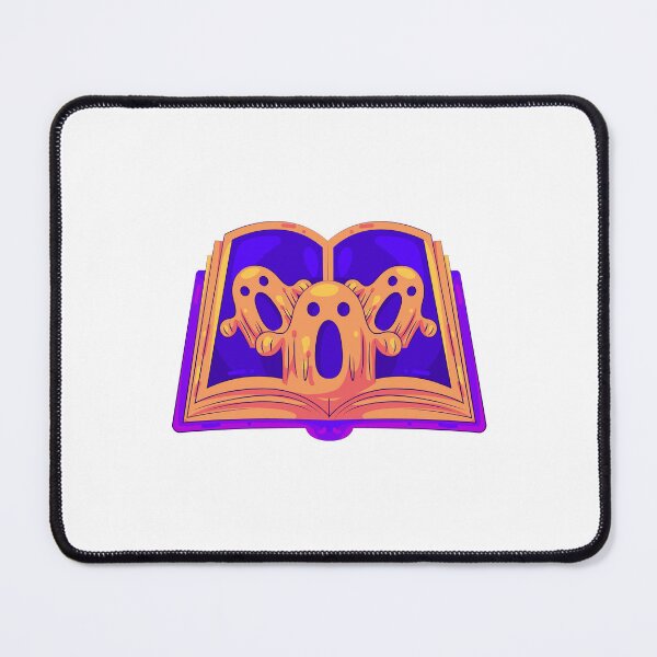 Item preview, Spooky Ghost Book – Cute Halloween Reading Illustration designed and sold by Horrify.