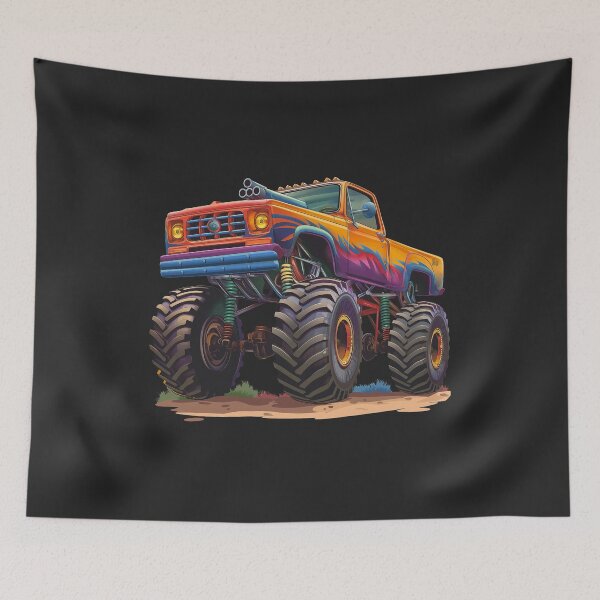 Item preview, Colorful Monster Truck designed and sold by Wild-Co.