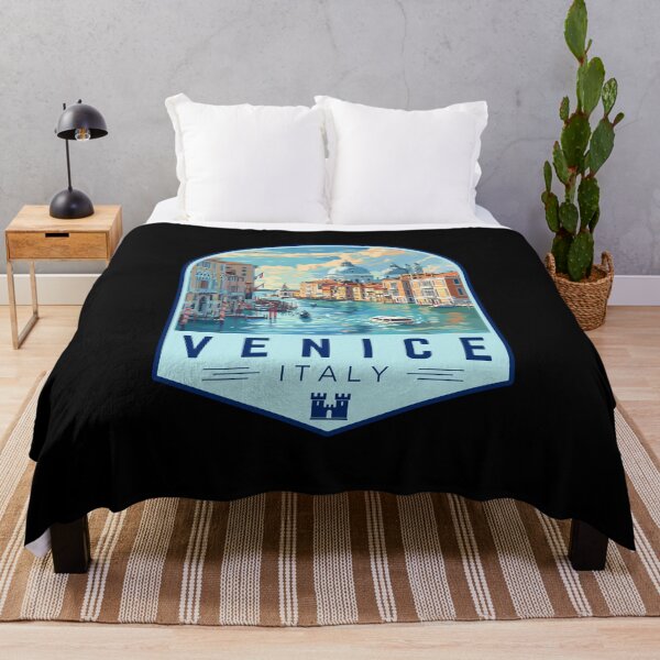 Item preview, Venice in Veneto, Italy Retro Travel Art Badge designed and sold by MaateoDesign.