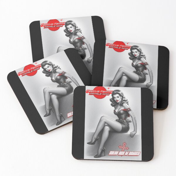 Item preview, Festive Femme Fatale Noir – Color Her in Danger designed and sold by Mark Mentzer.