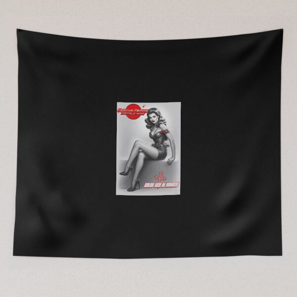 Item preview, Festive Femme Fatale Noir – Color Her in Danger designed and sold by Mark Mentzer.