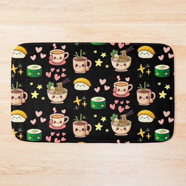 Item preview, Adorable Asian Food and Drinks Pattern 3 designed and sold by Lia Vina.