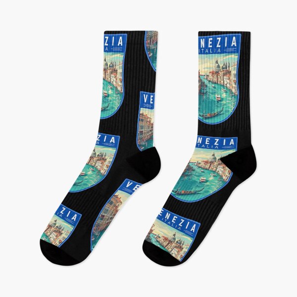 Item preview, Venezia (Veneto), Italia, Vintage Travel Art Badge designed and sold by MaateoDesign.