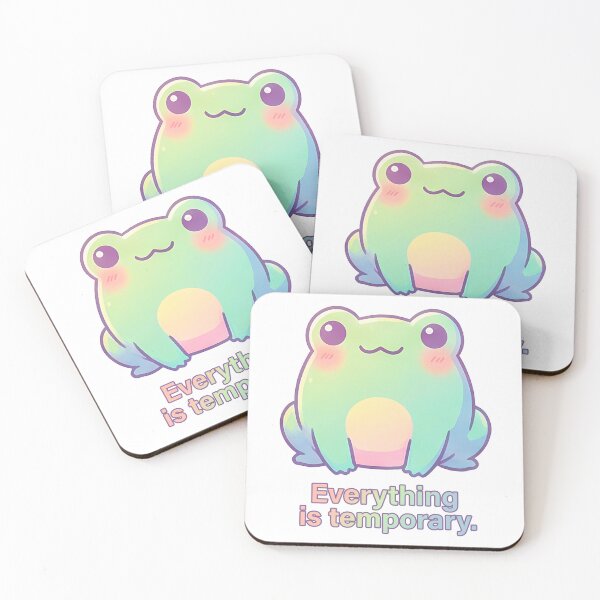 Item preview, Cute Pastel Rainbow Frog Everything Temporary designed and sold by k3rstman1.